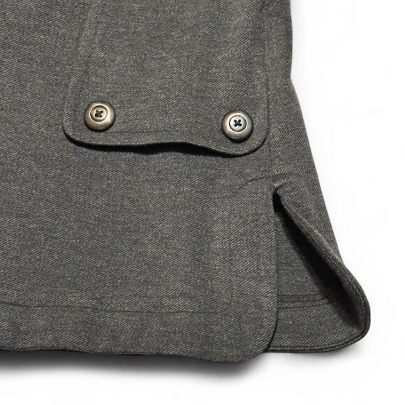 CAbi 3030 Tipped Crew Blazer Size M Heather Gray Riding Jacket Trendy Workwear - Picture 8 of 11